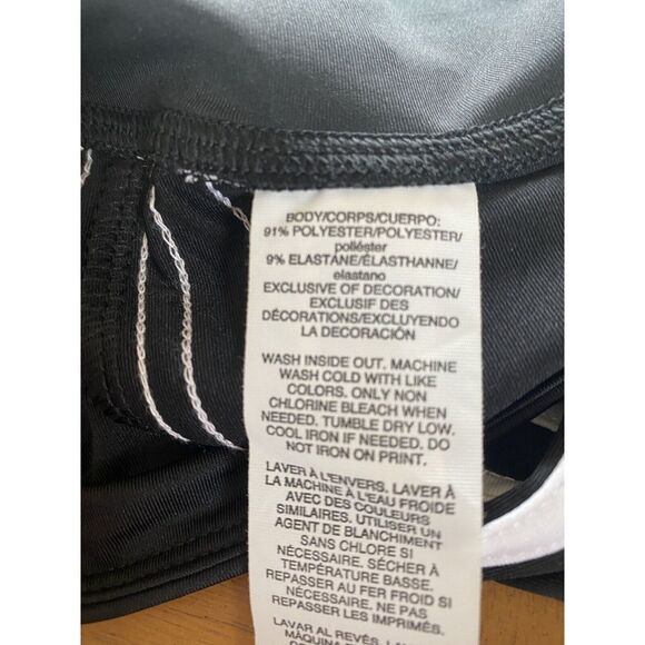 Adidas Girls Large (14) Youth Replenishment Long Tight 3-stripes  Leggings Black - Picture 3 of 5